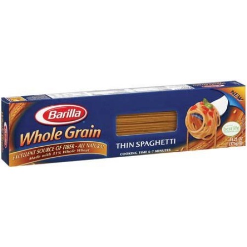 Barilla Whole Grain Thin Spaghetti Pasta 16 Oz. Pack Of 2