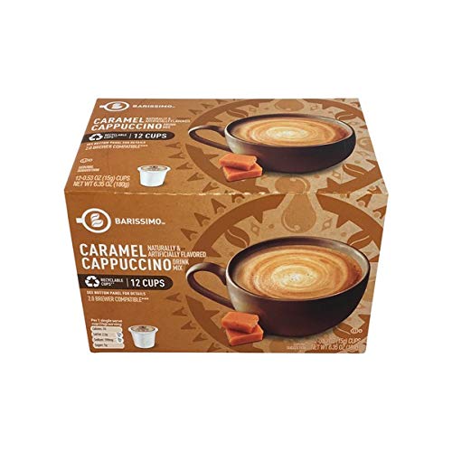 Barissimo Cappuccino Coffee Cocoa Pods 2 Pack K-Cup Compatible