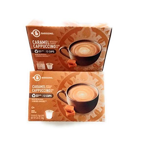 Barissimo Caramel Cappuccino Coffee Drink Mix K-Cup Compatible 2