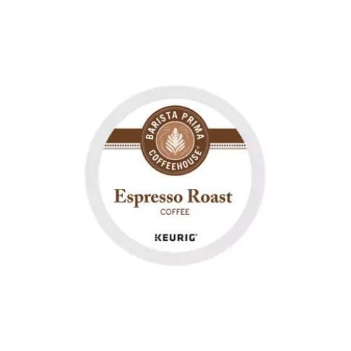 Barista Prima Espresso Roast Coffee Keurig K-Cups, 18 Count
