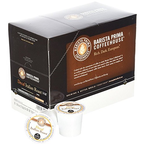 Keurig Barista Prima Coffeehouse Decaf Italian Roast Coffee K-Cu