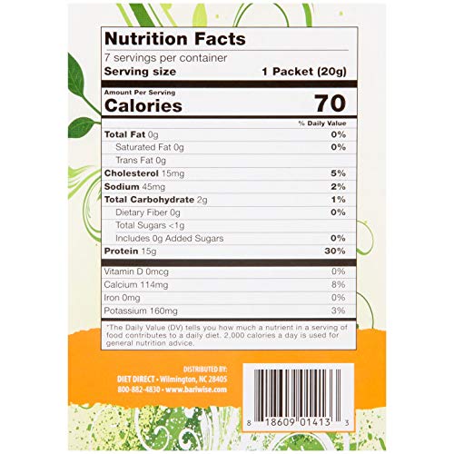 Bariwise High Protein Powder Fruit Drink 15G Protein / Low-Car