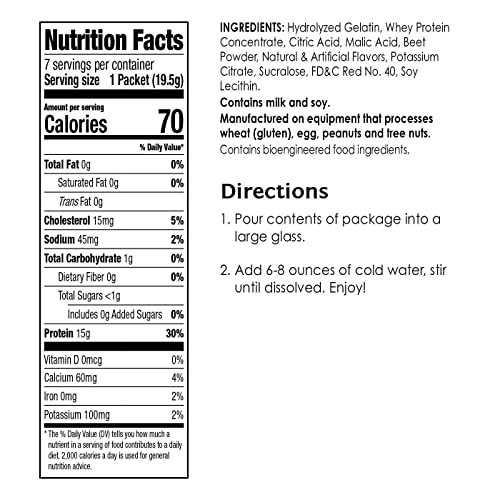 Bariwise High Protein Powder Fruit Drink 15G Protein / Low-Car