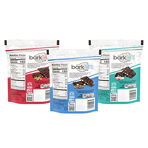 Barkthins Almond, Pretzel, Coconut With Almonds Snacking Chocola