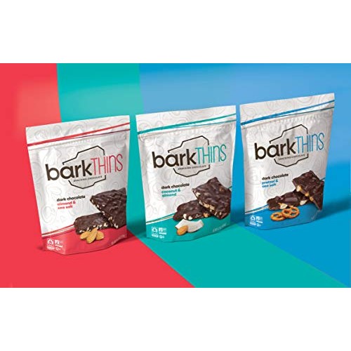 Barkthins Almond, Pretzel, Coconut With Almonds Snacking Chocola
