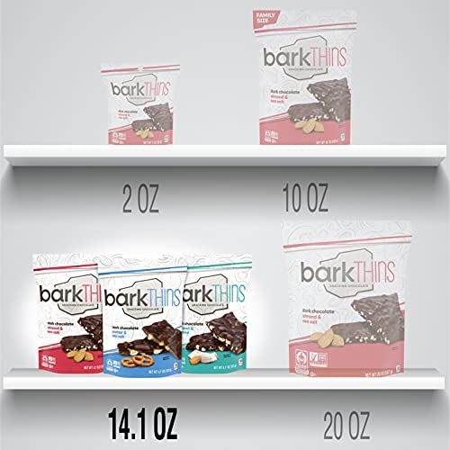 Barkthins Almond, Pretzel, Coconut With Almonds Snacking Chocola