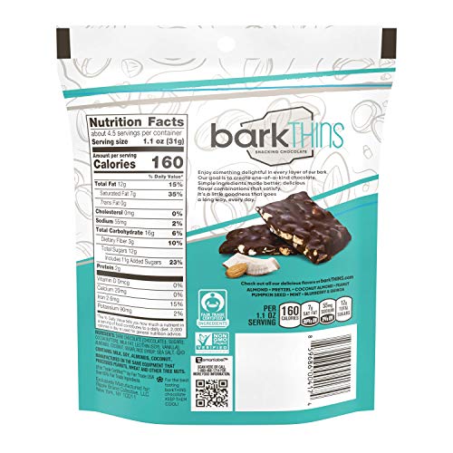Barkthins Dark Chocolate Coconut With Almonds, 4.7 Oz