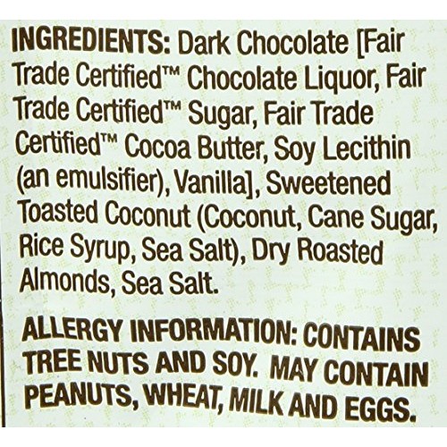 Barkthins Dark Chocolate Coconut With Almonds, 4.7 Oz