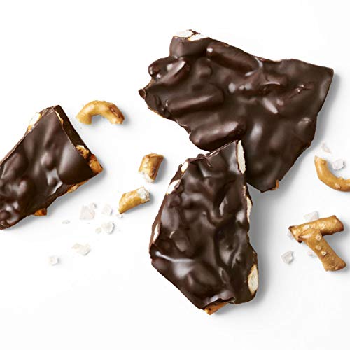 Barkthins Snacking Dark Chocolate, Pretzel With Sea Salt, 4.7 Ounce