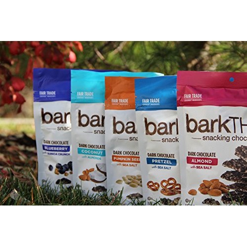 Barkthins Snacking Dark Chocolate, Pretzel With Sea Salt, 4.7 Ounce