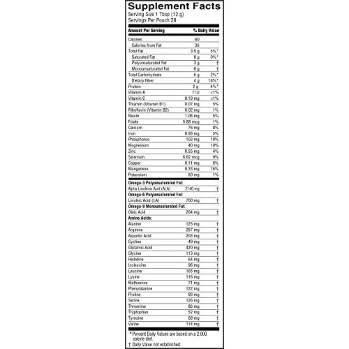 Barleans Non-Gmo Organic Chia Seed, 12 Ounce