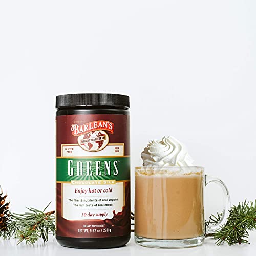Barlean’S Greens, Chocolate Silk, 9.52-Oz