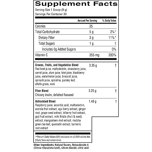 Barleans Superfruit Greens Powder With Antioxidant Power Of Ber