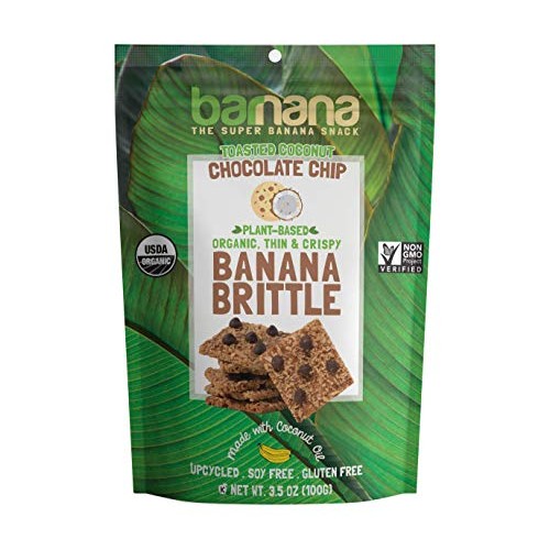 Barnana Organic Crunchy Banana Brittle - Toasted Coconut Chocola