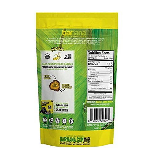 Barnana Organic Chewy Banana Bites - Original - 3.5 Ounce, 3 Pac