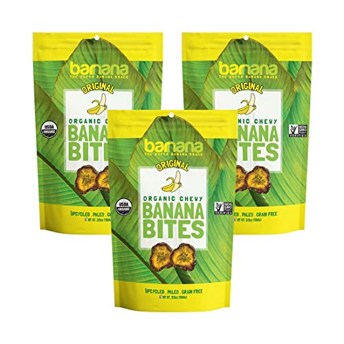 Barnana Organic Chewy Banana Bites - Original - 3.5 Ounce, 3 Pac