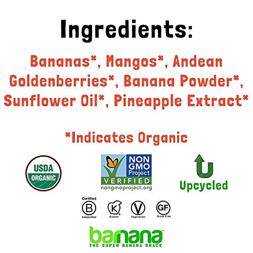 Barnana Organic Chewy Banana Bites - Variety - 3.5 Ounce, 3 Pack