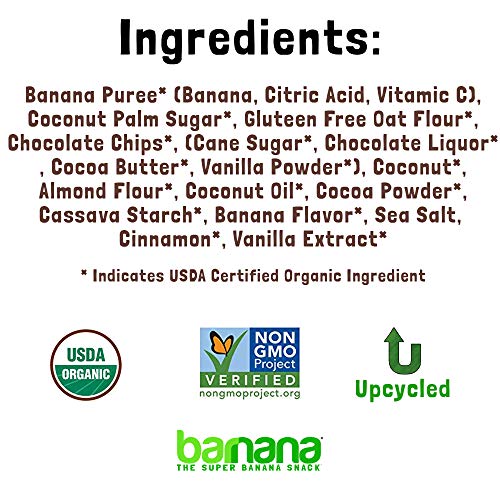 Barnana Organic Crunchy Banana Cookie Brittle - Double Chunk Dar