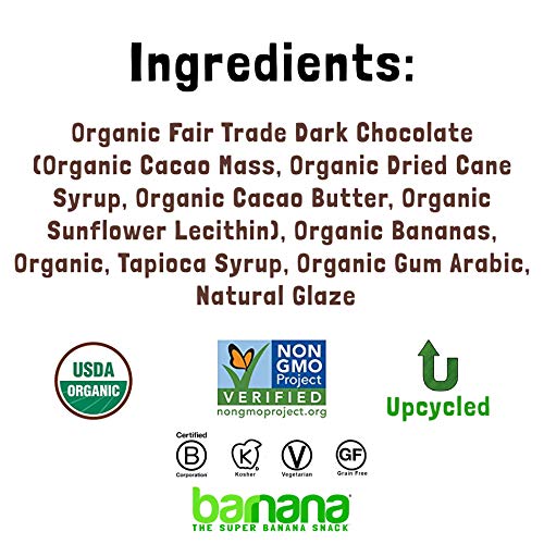 Barnana Organic Dark Chocolate Chewy Banana Bites - 3.5 Ounce, 3