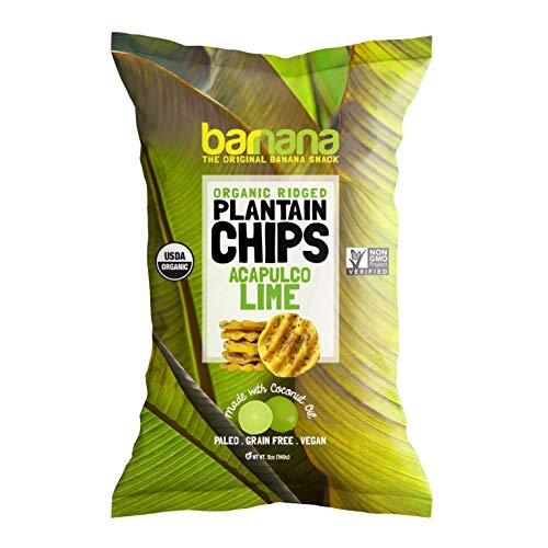 Barnana Organic Plantain Chips - Acapulco Lime - 5 Ounce - Barna