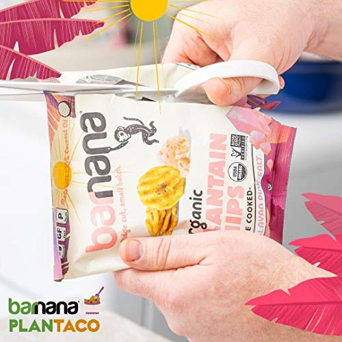 Barnana Organic Plantain Chips, Himalayan Pink Salt, 2 Ounce, 6