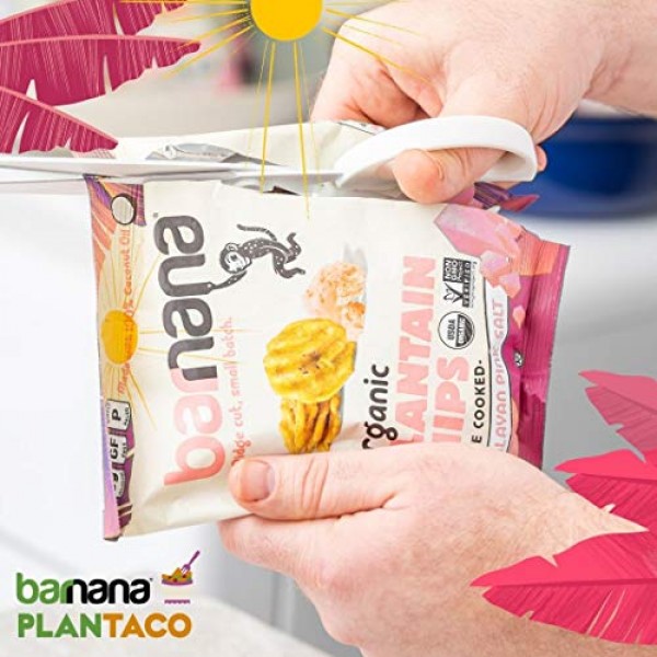 Barnana Organic Plantain Chips - Himalayan Pink Salt- 5 Ounce, 3