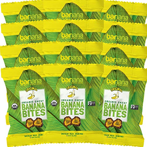 Organic Original Chewy Banana Bites - 1.4 Ounce 12 Count - Del