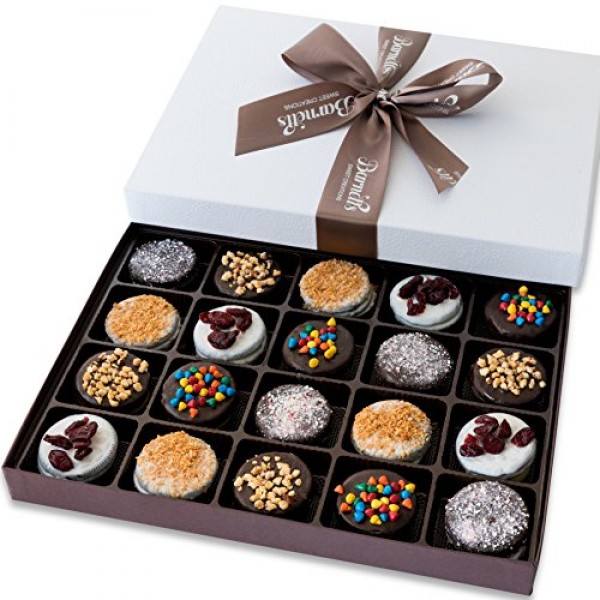 Barnett’S Holiday Gift Basket - Elegant Chocolate Covered Sandwi