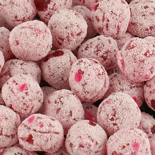 Mega Sour Cherry Fizz Bombs 500 gram bag 1/2 Kilo