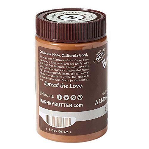Barney Almond Butter, Chocolate, Paleo Friendly, Keto, Non-Gmo,