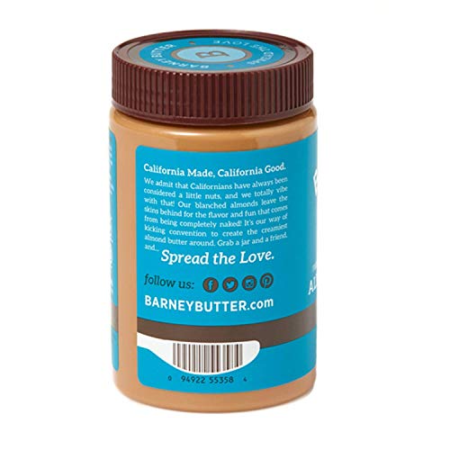 Barney Almond Butter, Smooth, Paleo Friendly, Keto, Non-Gmo, Ski