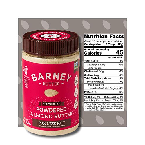 Barney Powdered Almond Butter, Unsweetened, Paleo, Keto, Non-Gmo