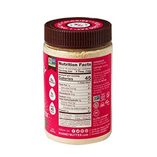 Barney Powdered Almond Butter, Unsweetened, Paleo, Keto, Non-Gmo