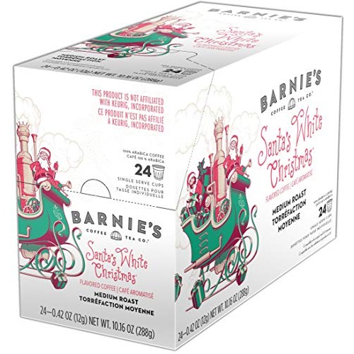 Barnies Coffee &Amp; Tea Santas White Christmas Single Serve Coffe