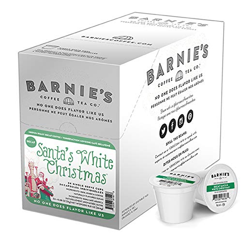 Barnies Coffee Decaf Santas White Christmas 24 Ct