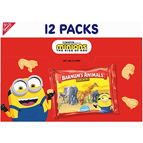 Barnums Original Animal Crackers, 12 - 1 Oz Snack Packs