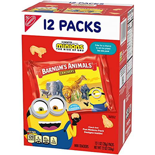 Barnums Original Animal Crackers, 12 - 1 Oz Snack Packs