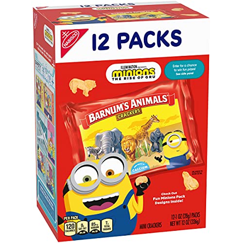 Barnums Original Animal Crackers, 12 - 1 Oz Snack Packs