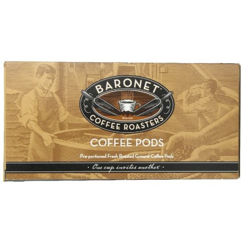 Baronet Coffee Butter Pecan Medium Roast, 18-Count Coffee Pods
