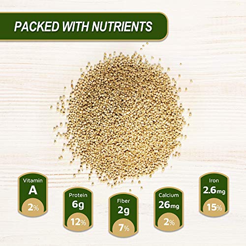 Baron’s Whole Grain Gluten Free Quinoa Bulk 1.5 LB Jar | 100% Al...