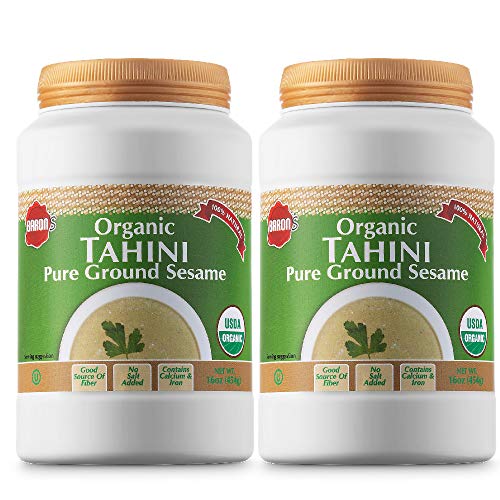 Barons Usda Organic Tahini Pure Sesame Paste | Rich &Amp; Creamy Fo Barons Usda Organic Tahini Pure Sesame Paste | Rich &Amp; Creamy Fo
