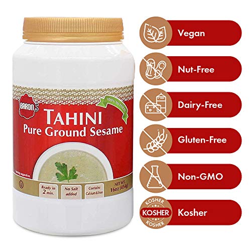 Barons Pure Tahini Sesame Paste | Rich Creamy Taste For Hummus,