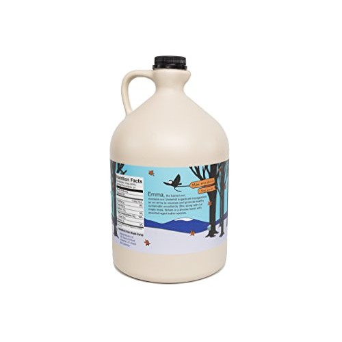 Organic 1 Gallon Amber Rich Vermont Maple Syrup - Grade A - From