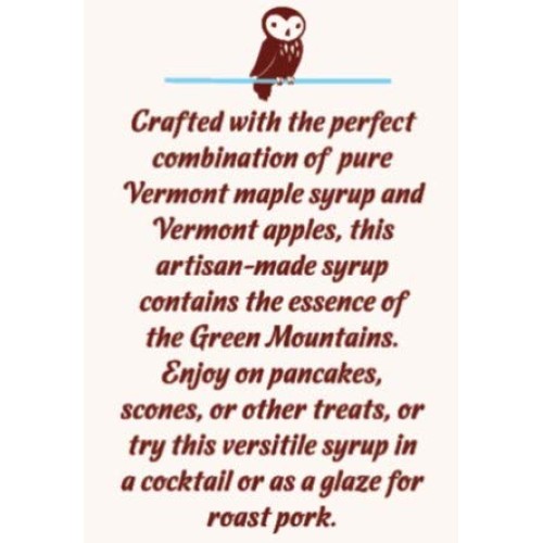 Vermont Maple Cider Syrup - Made From Pure Maple Syrup Blended w...
