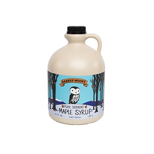 Barred Woods Maple - Half Gallon Jug Pure Vermont Maple Syrup 64 Barred Woods Maple - Half Gallon Jug Pure Vermont Maple Syrup 64