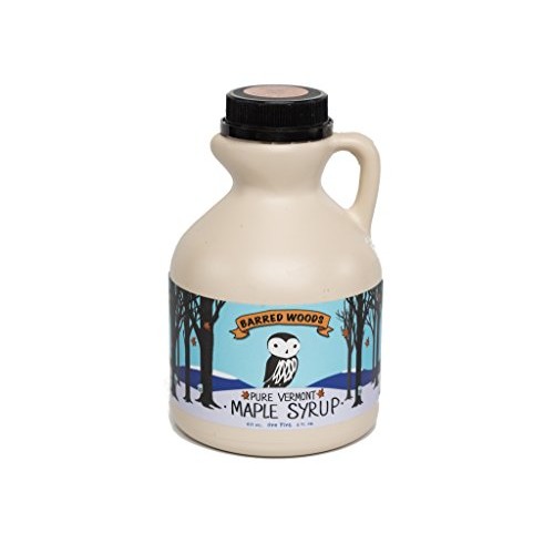 Pure Vermont Maple Syrup - One Pint Jug 16 Oz - Grade A Dark R
