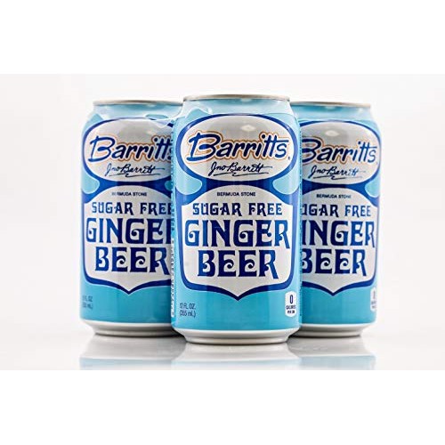 Barritts Sugar Free Diet Ginger Beer, Non-Alcoholic Soda Cockta