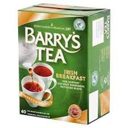 Barrys Irish Breakfast Tea 40s pack 6 boxes 240 tea bags Impor...