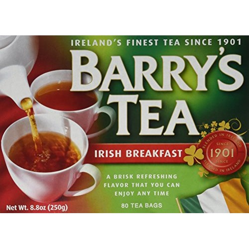 Barrys Irish Breakfast Tea, 80-Count Tea Bags Pack of 3