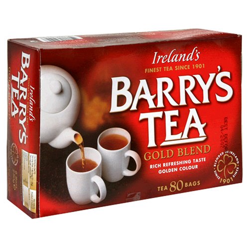 Barrys Tea Gold Blend, 80-Tea Bag Boxes Pack Of 6